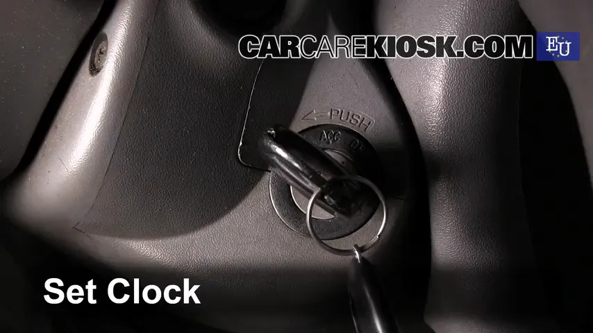 2003 Toyota Yaris 1.3L 4 Cyl. Clock Set Clock